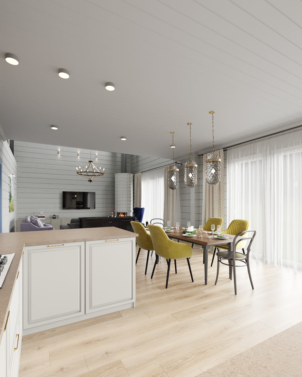 Дом из бруса КП "Кстининское озеро"