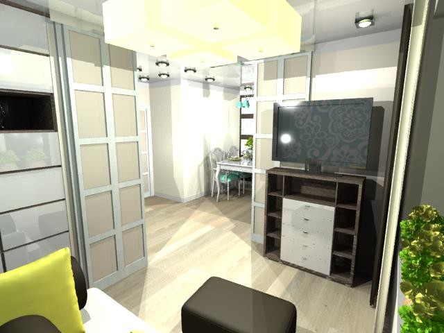 перепланировка однокомнатной в двухкомнатную квартиру