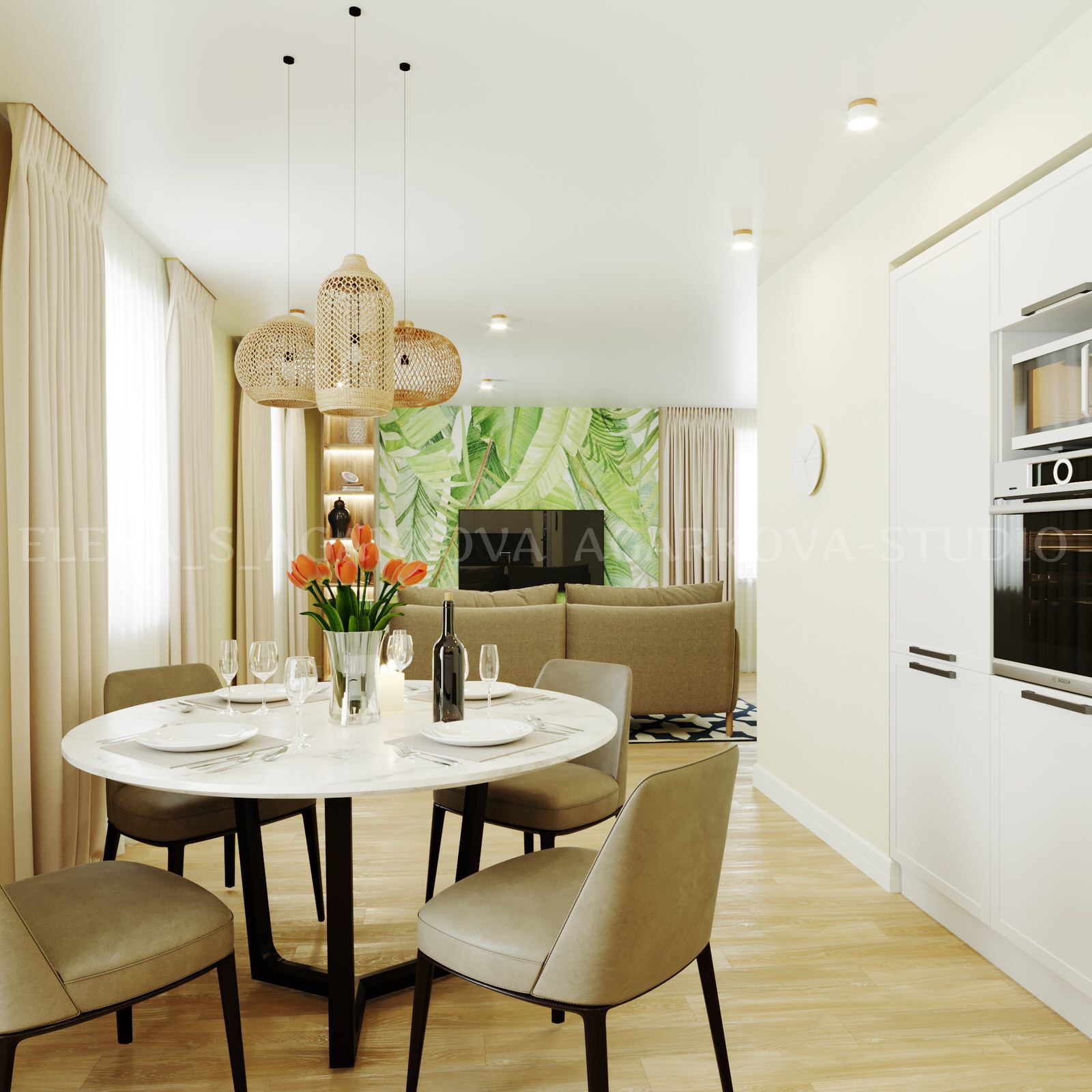 Оттенки зеленого