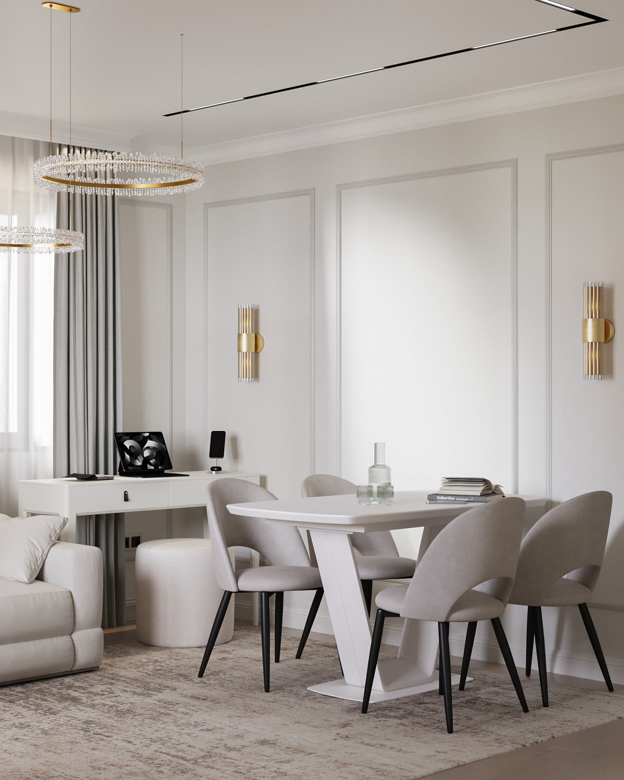 Дизайн интерьера квартиры в жилом комплексе "Хорошевский"