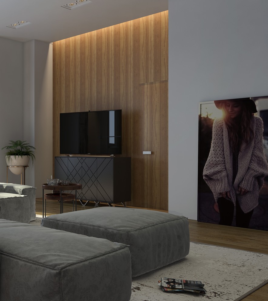 Дизайн кухни гостиной в загородном доме