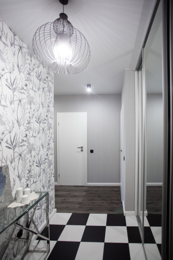 Интерьер однокомнатной квартиры "Фуксия"