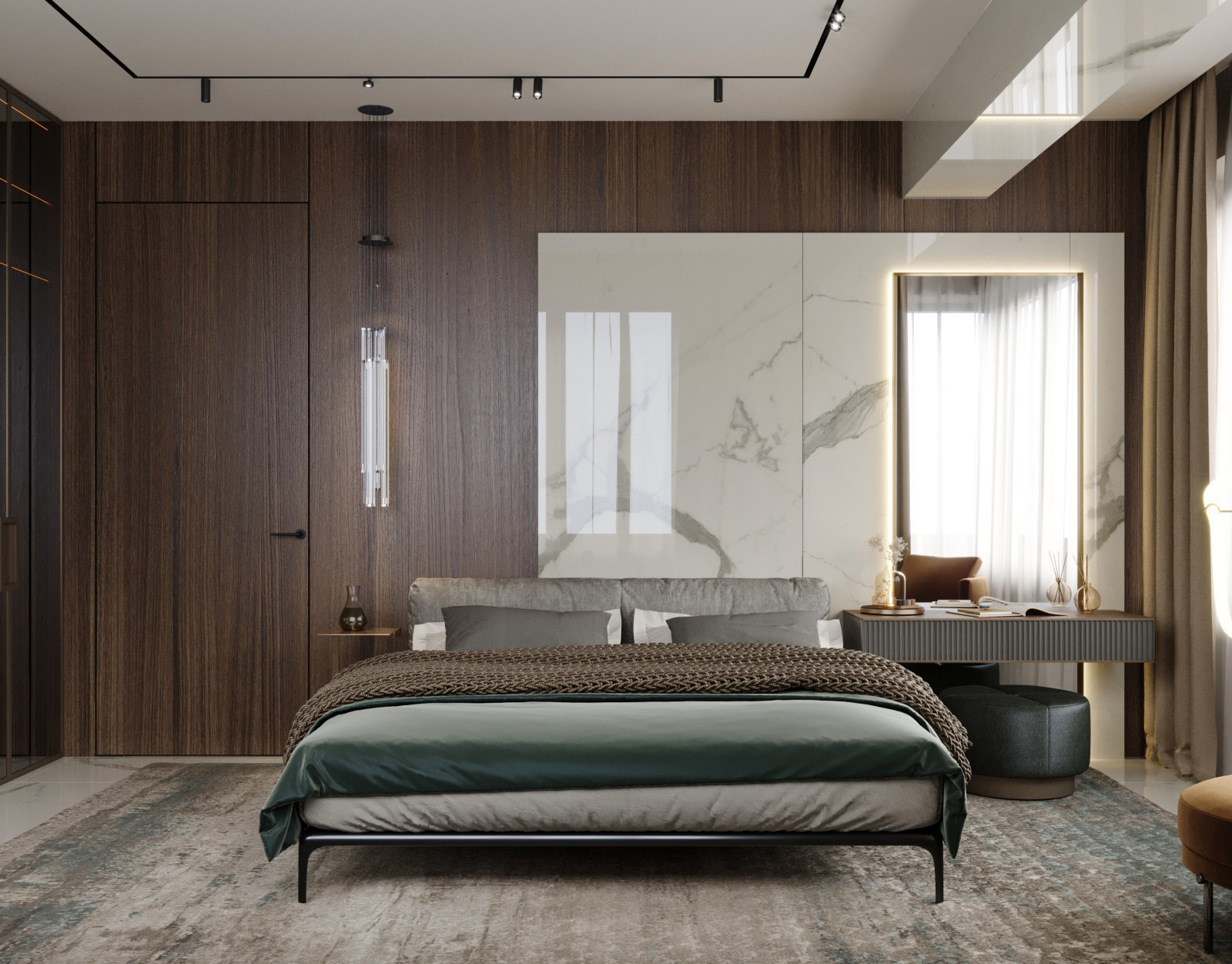 Обложка проекта: Дизайн проект квартиры в Искра парк 93кв м