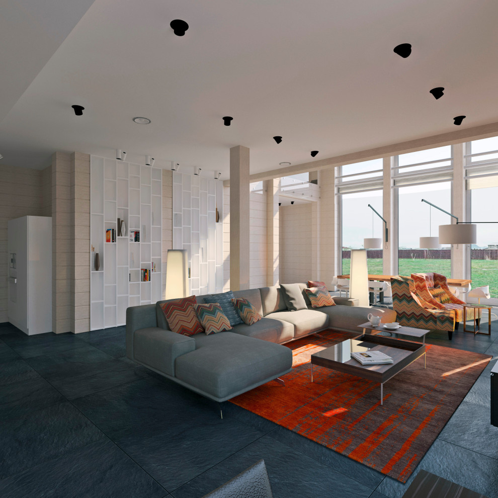 Интерьеры деревянного дома.