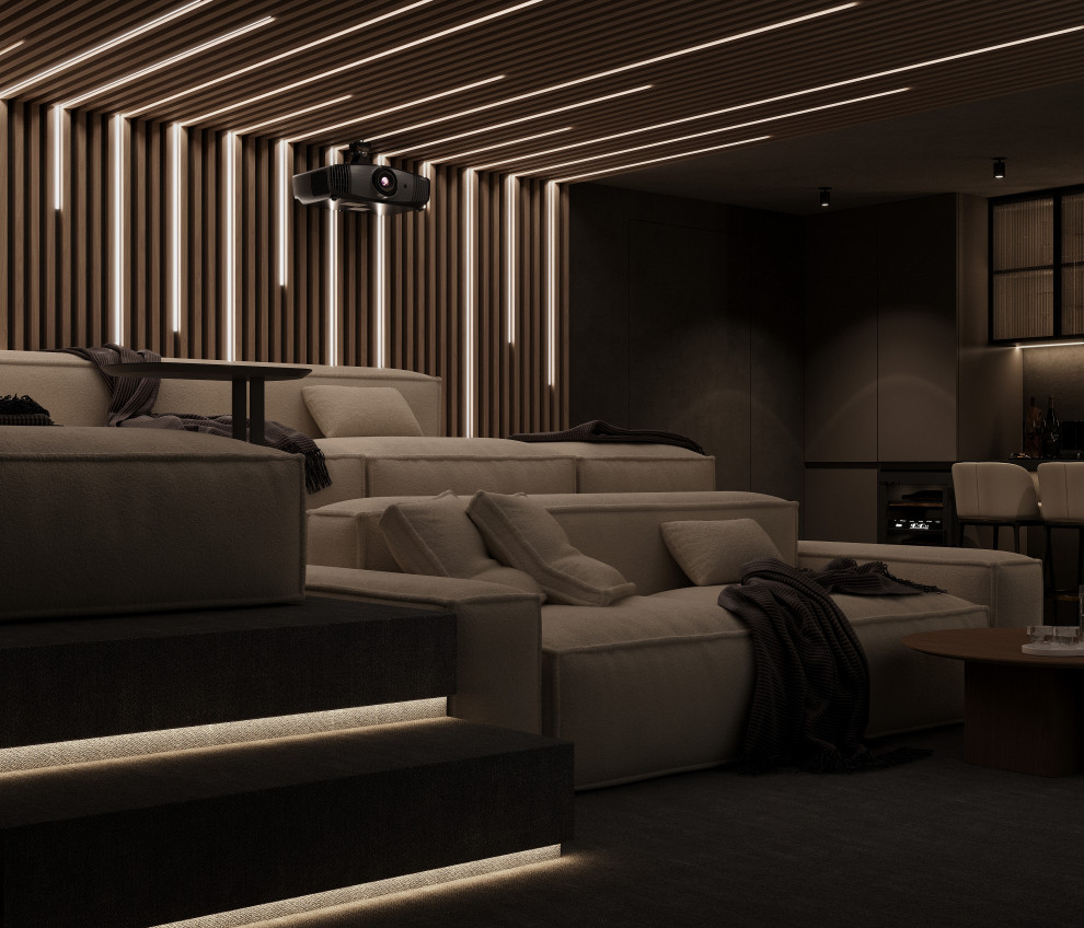 Цокольный этаж дома Тихая роскошь