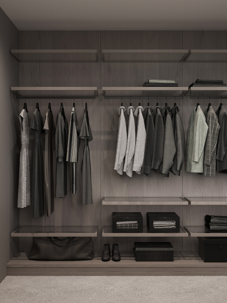 Хозяйская спальня с гардеробной, 25 кв.м