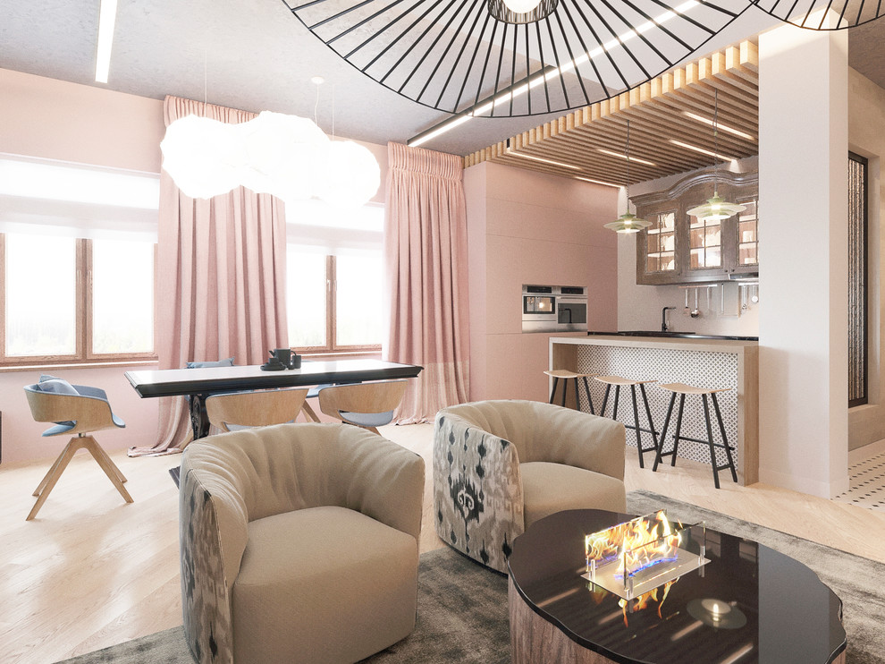 Трехкомнатная квартира в эко стиле на Приморском проспекте