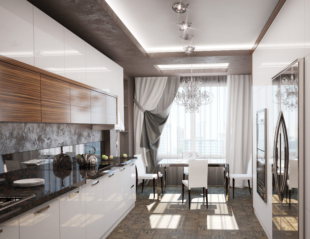 Обложка проекта: Кухня в ЖК Воробьевы горы