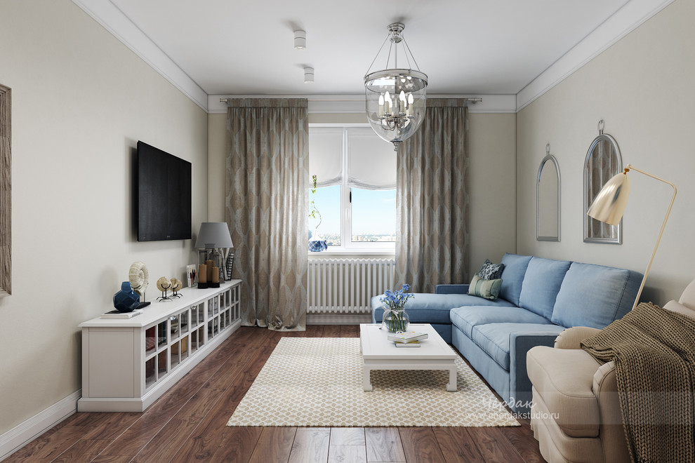 Проект двухкомнатной квартиры на проспекте Большевиков