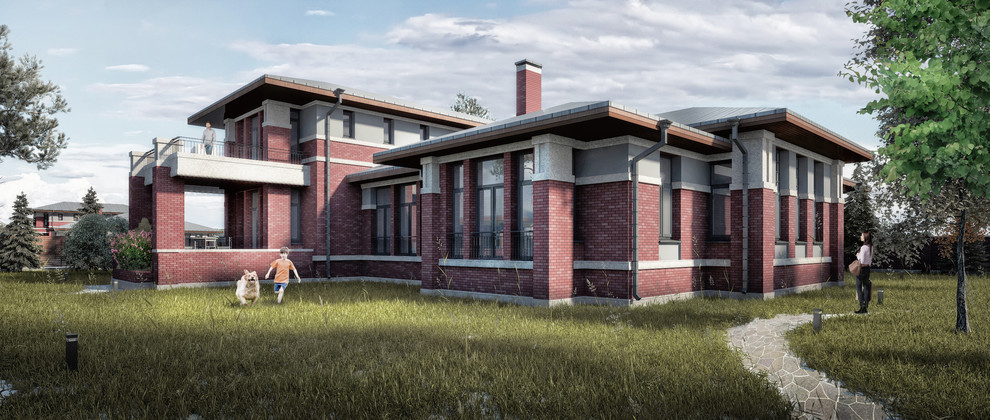 Индивидуальный жилой дом в деревне Черная Речка