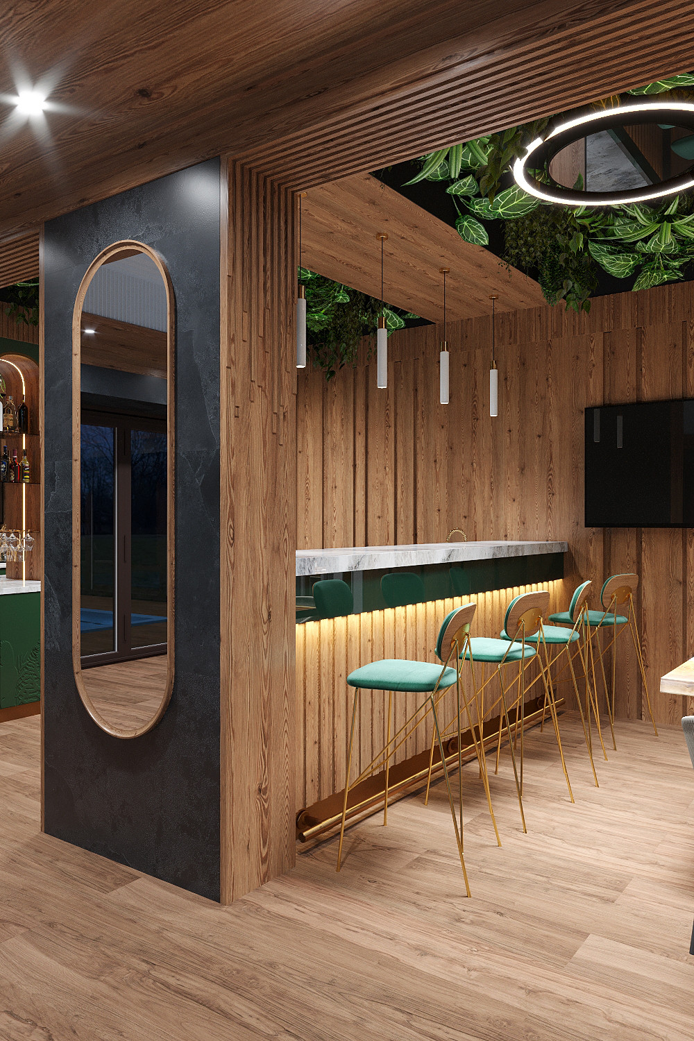 Дизайн проект интерьера SPA