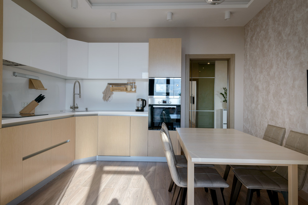 Двухъярусная квартира в стиле Экоминимализм