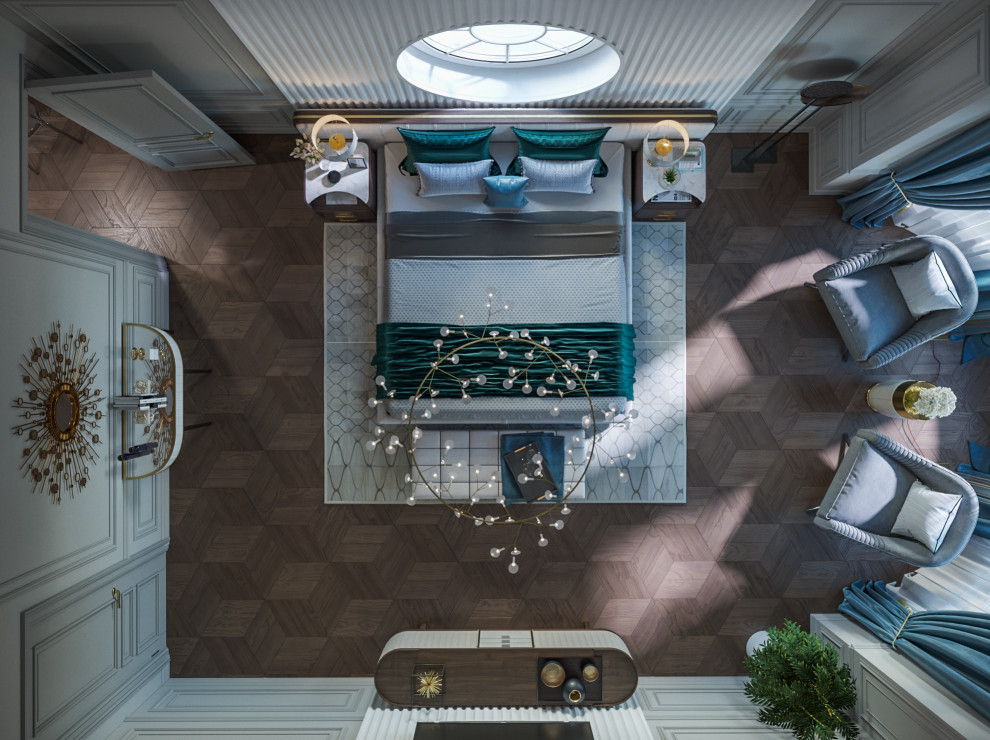 Дизайн коттеджа в неоклассическом стиле 260 кв.м. (2018 год)