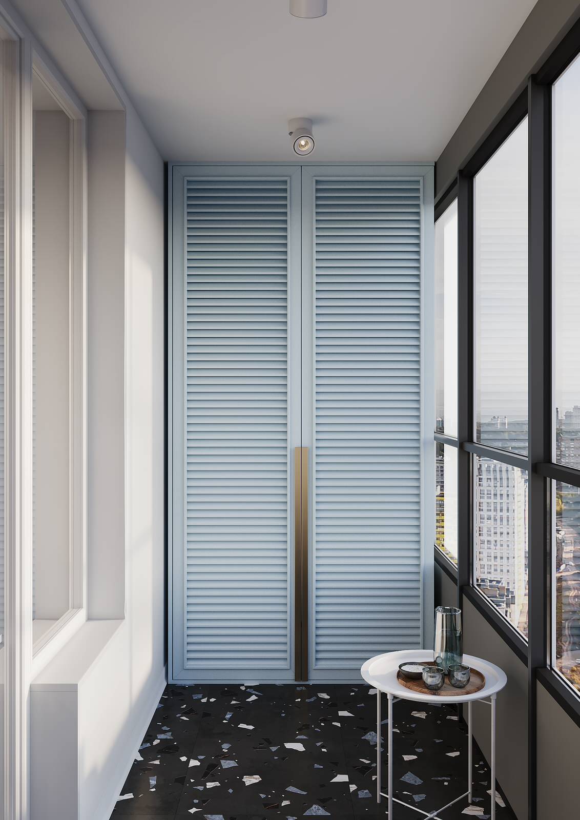 Дизайн-проект яркой квартиры 65 кв.м в современном стиле