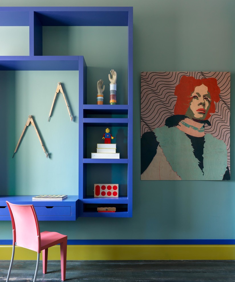 Bright apartment with a very bold design