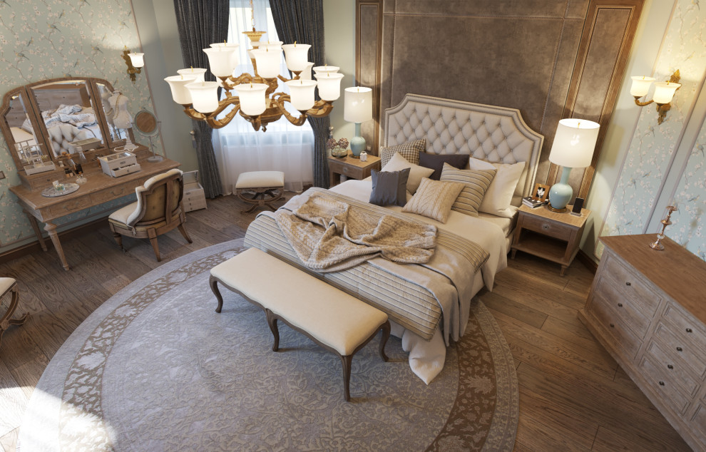 Дизайн интерьера дома с элементами кантри.