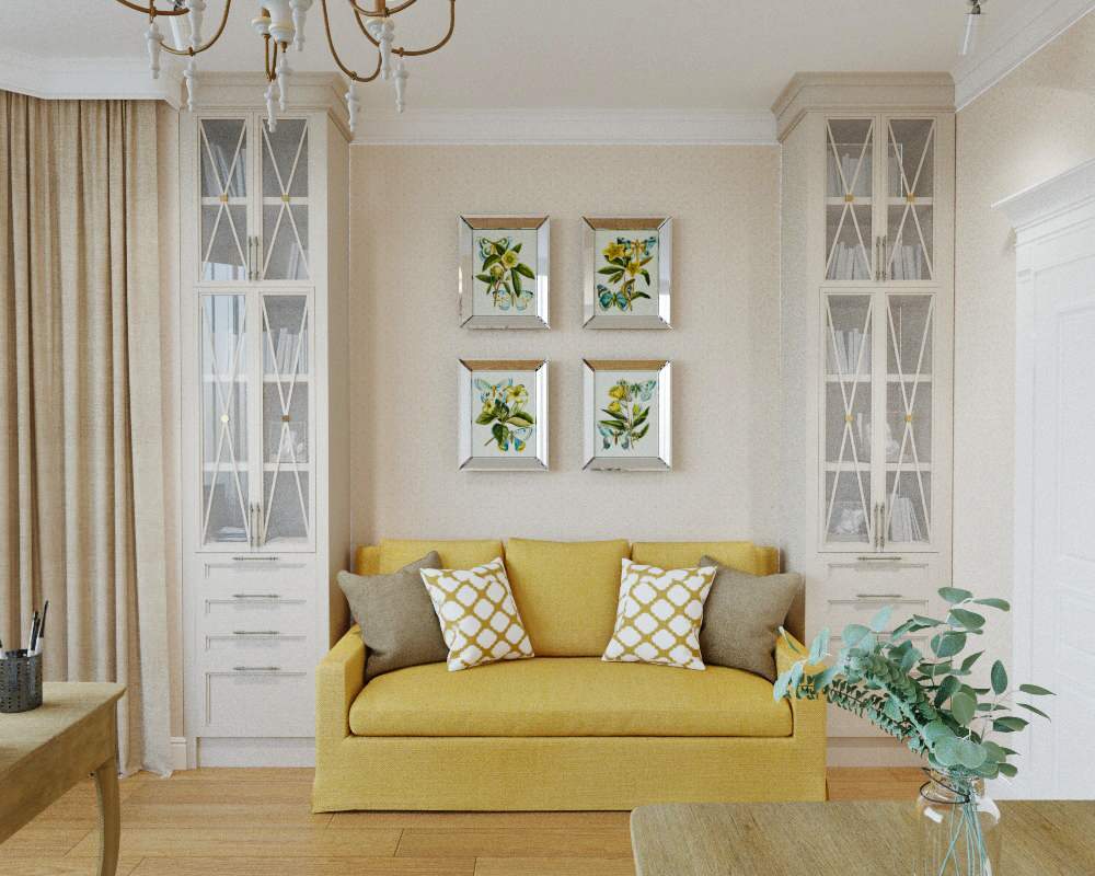 Квартира с бабочками