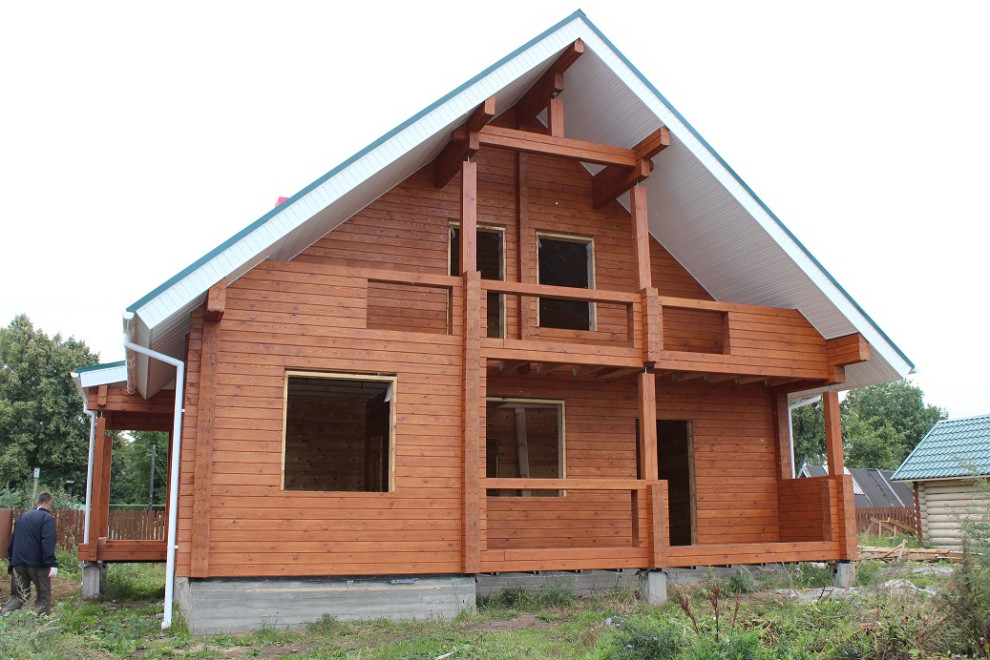 Дом из профилированного бруса Лукоморье-138