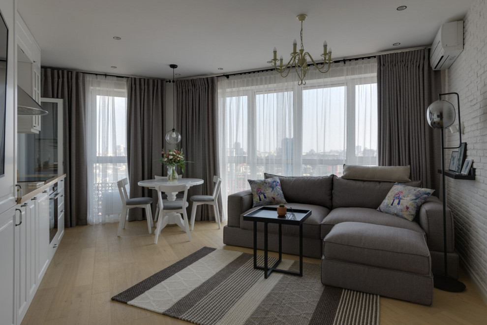 Ремонт квартиры в современном стиле в новостройке Москвы