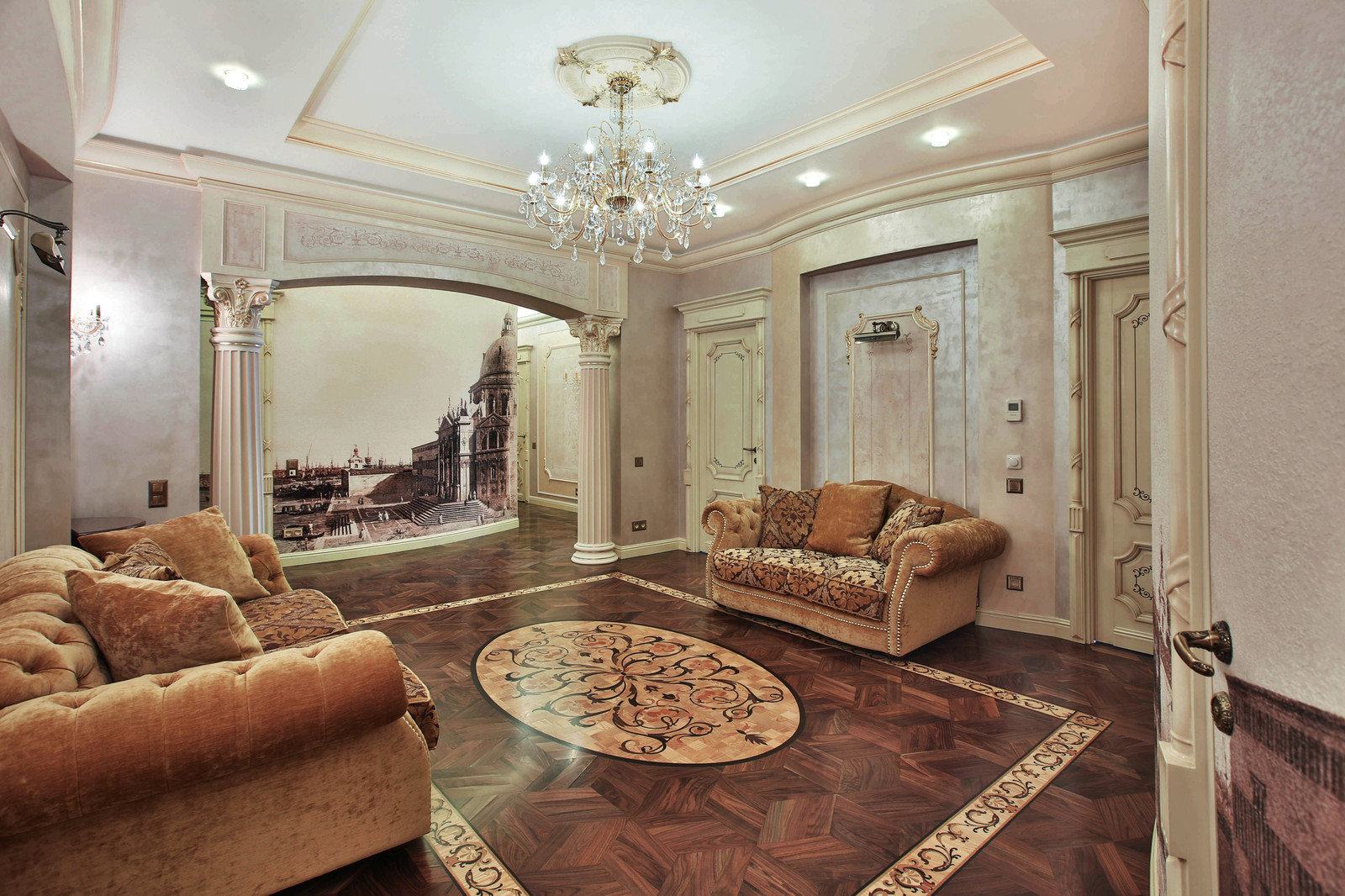 Обложка проекта: Квартира в классическом стиле 235м2