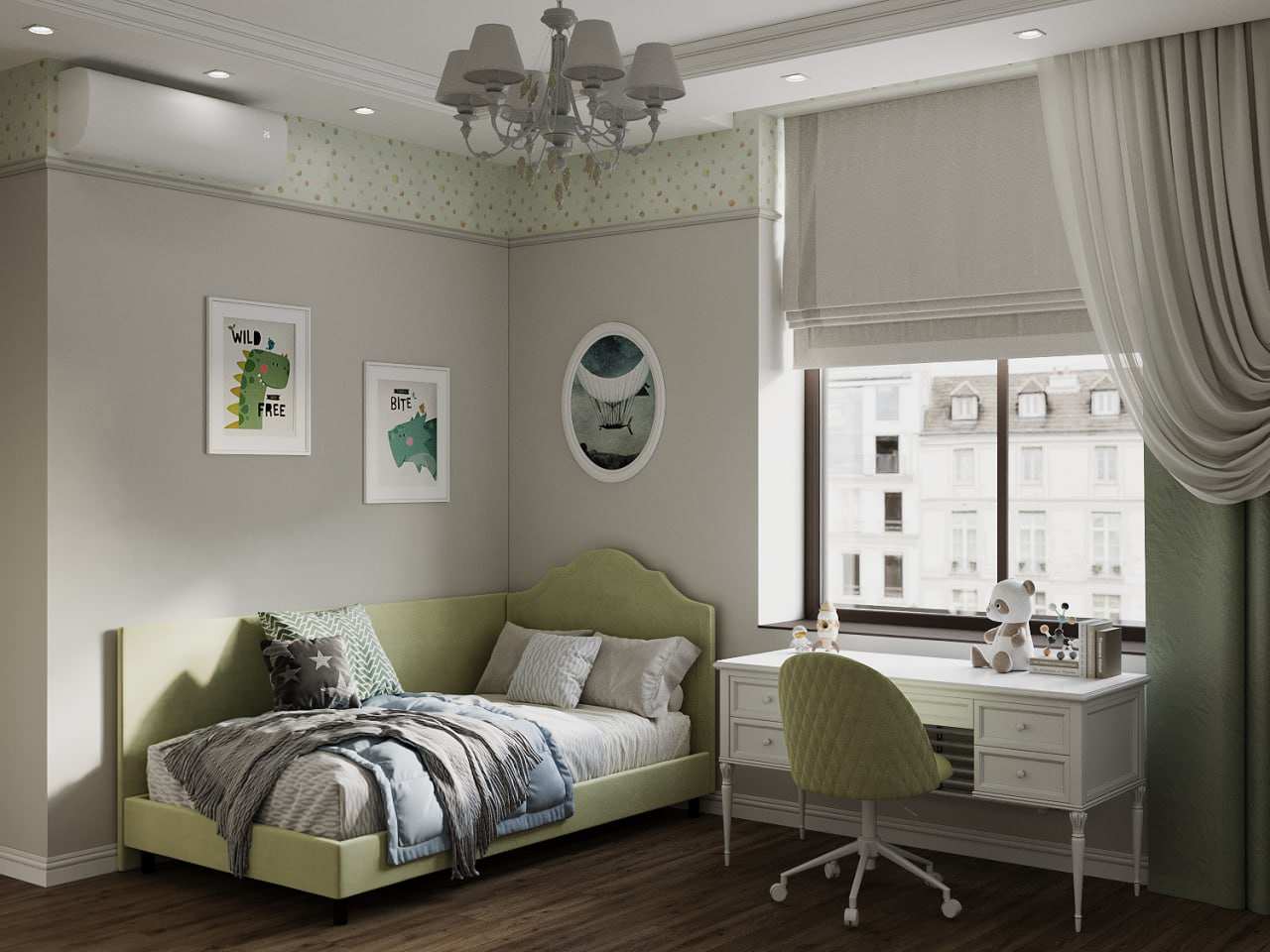 Дизайн-проект квартиры в "Сталинке" в классическом стиле