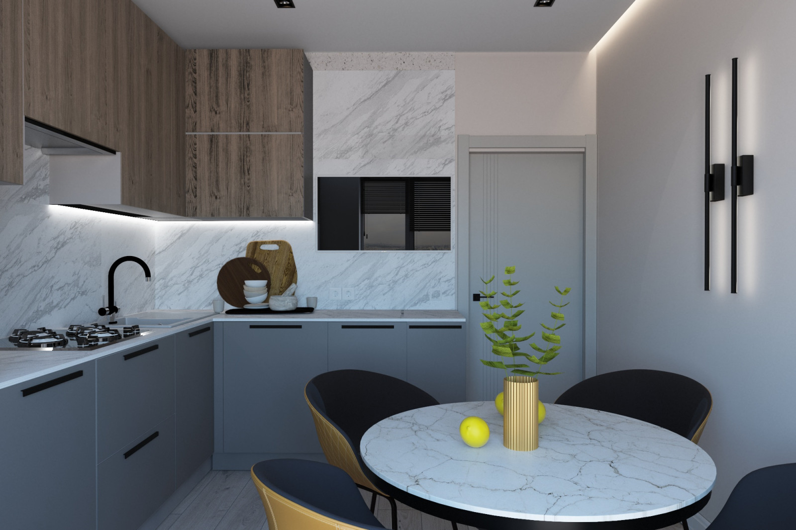 Однокомнатная квартира для молодого мужчины ЖК Новый Город