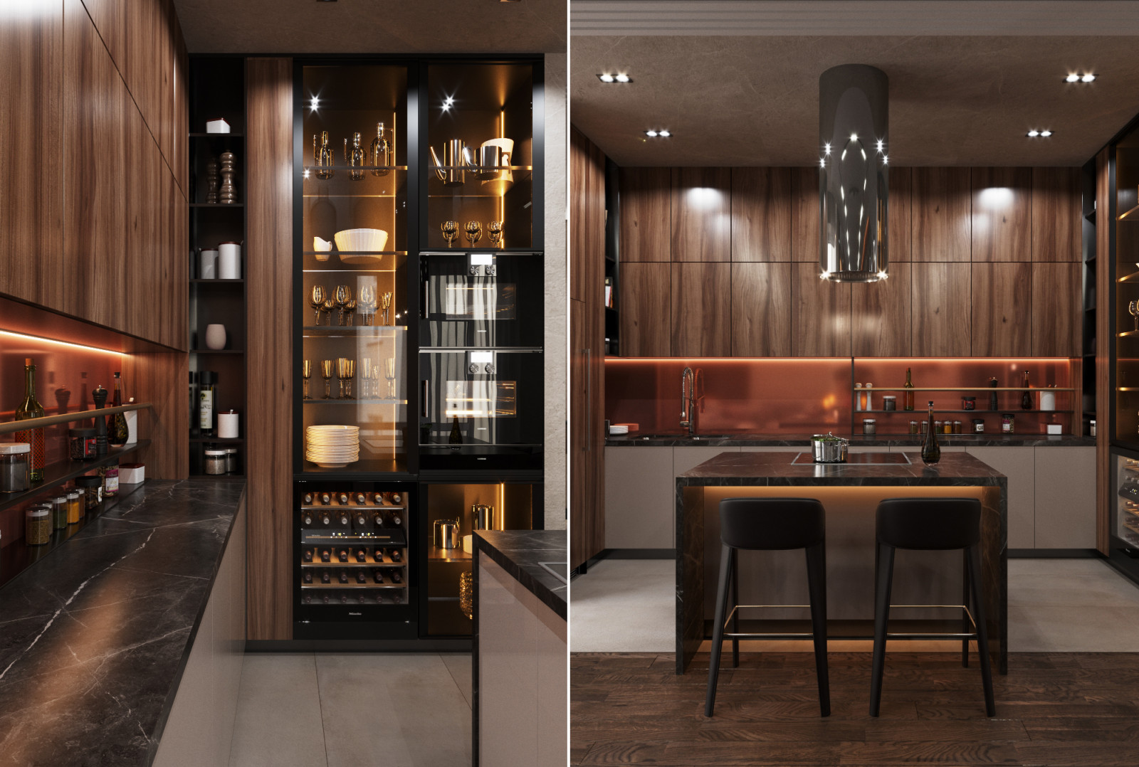 Кухня-гостиная в ЖК "Бульварный переулок"