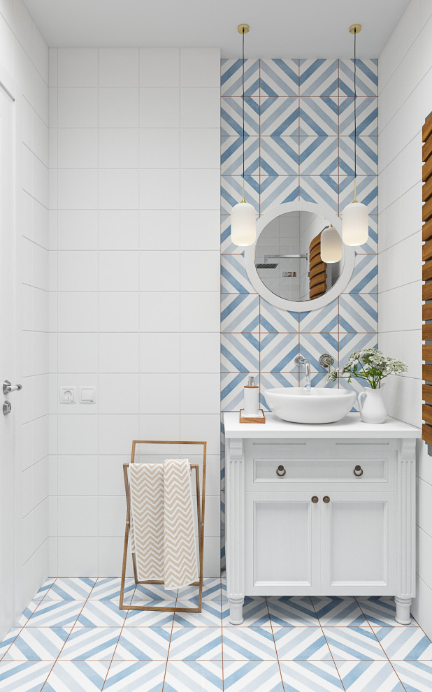 Ванная в скандинавском стиле