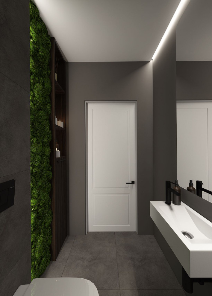 Обложка проекта: Дизайн-проекта санузла / село Малые Кабалы, республика Татарстан