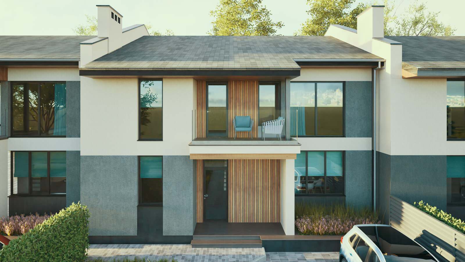 Блокированный жилой дом