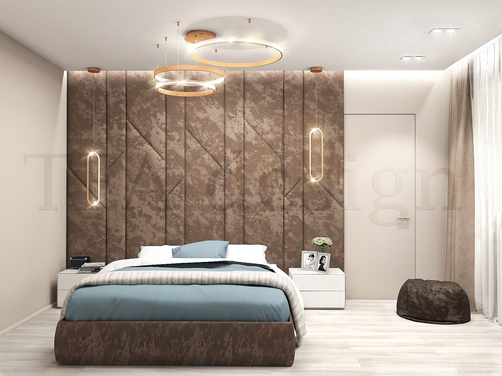 Спальня кофе с молоком )