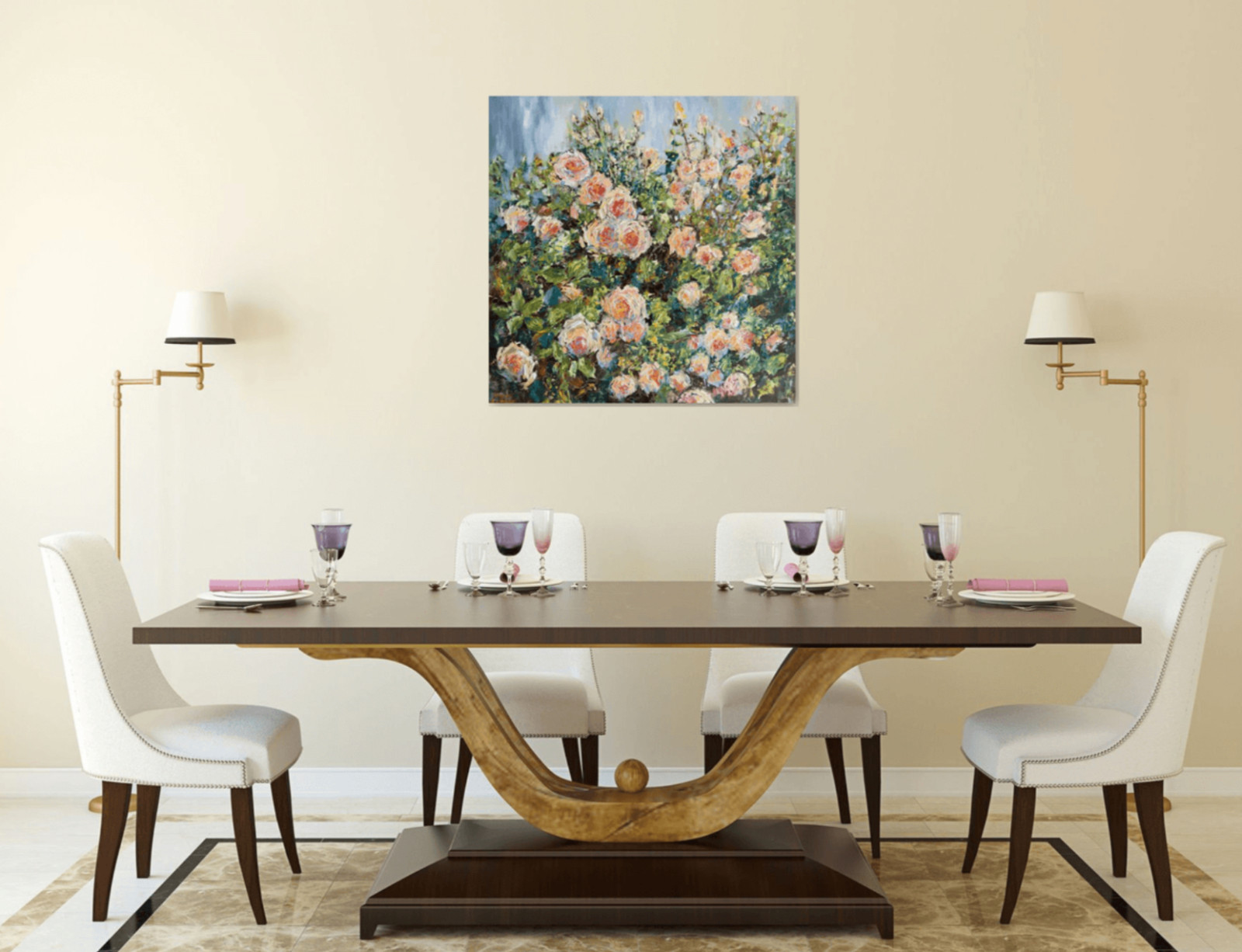 Работы художницы Дианы Маливани - Столовая - Дизайн интерьера (1)