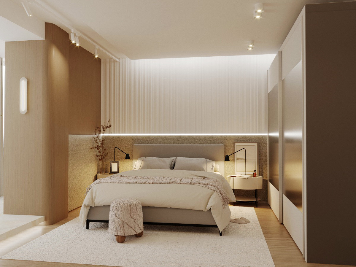 спальня светлая