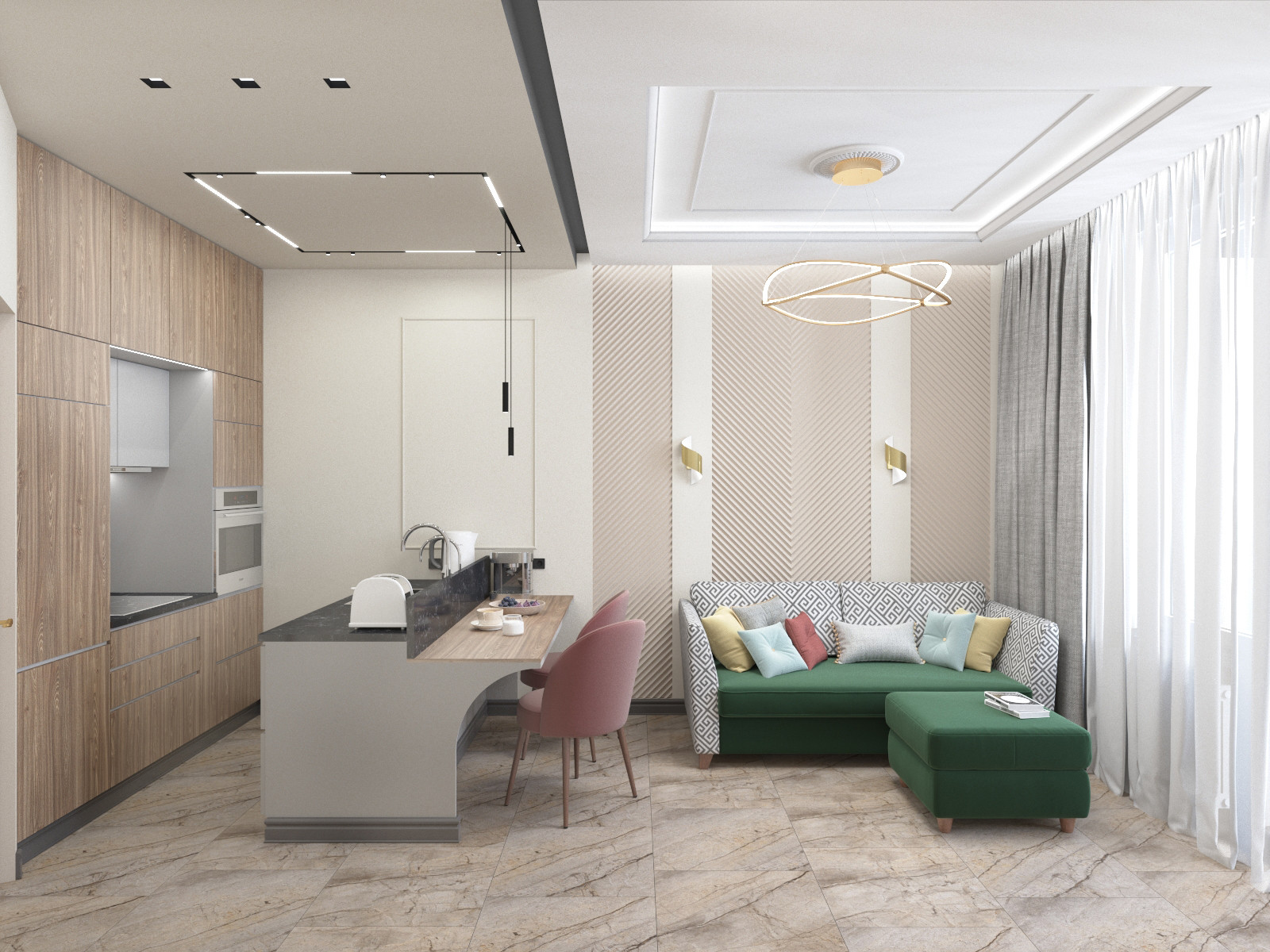 Обложка проекта: Квартира в доме ар-деко