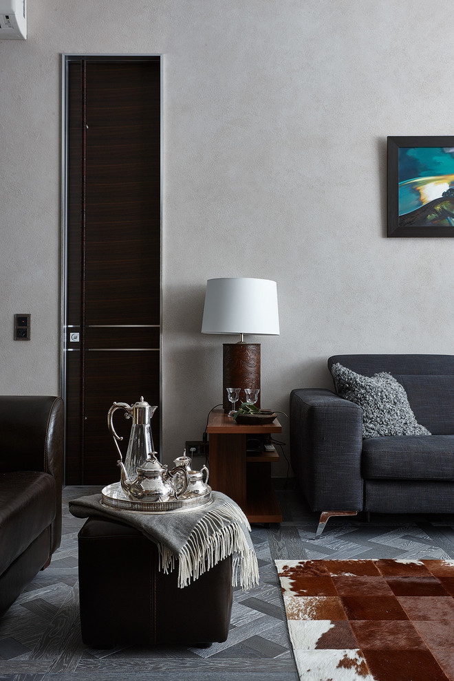 Вариант декорирования гостиной