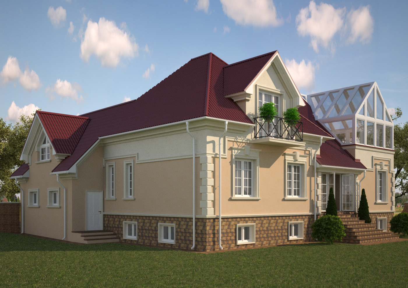 Экстерьер дома в Клину