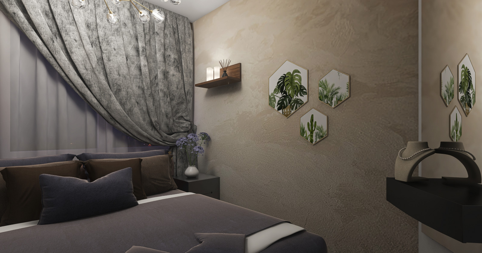 как переделать одну комнату с двумя окнами на две?