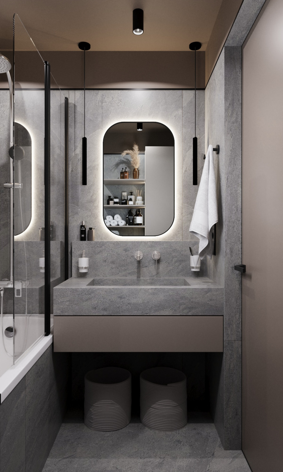 Обложка проекта: Ванная и санузел в квартире