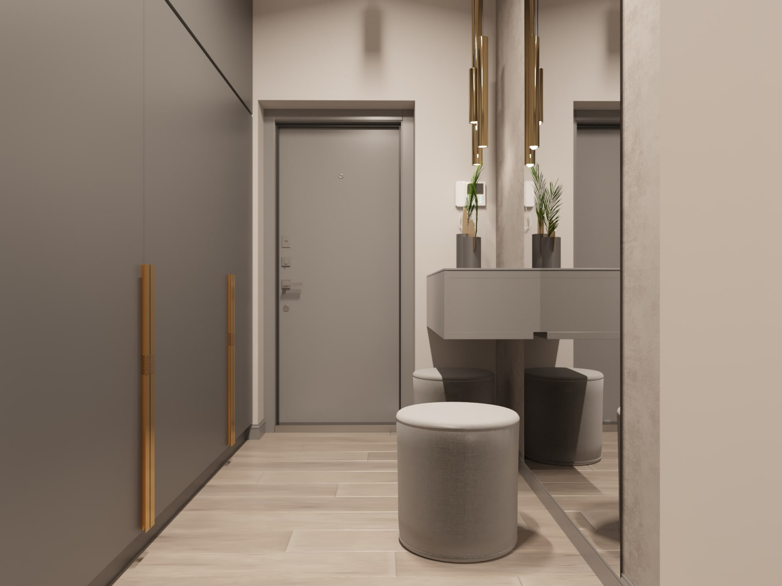 Элегантная неоклассика в бежево-серых тонах