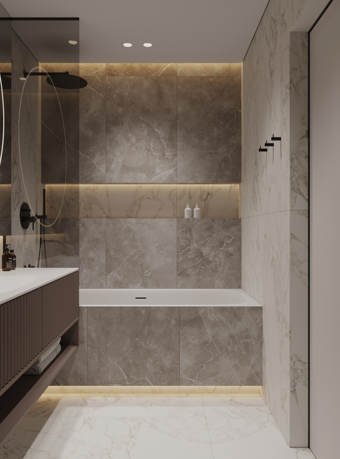 Сокол, 100кв.м. нежный интерьер в бежевых тонах