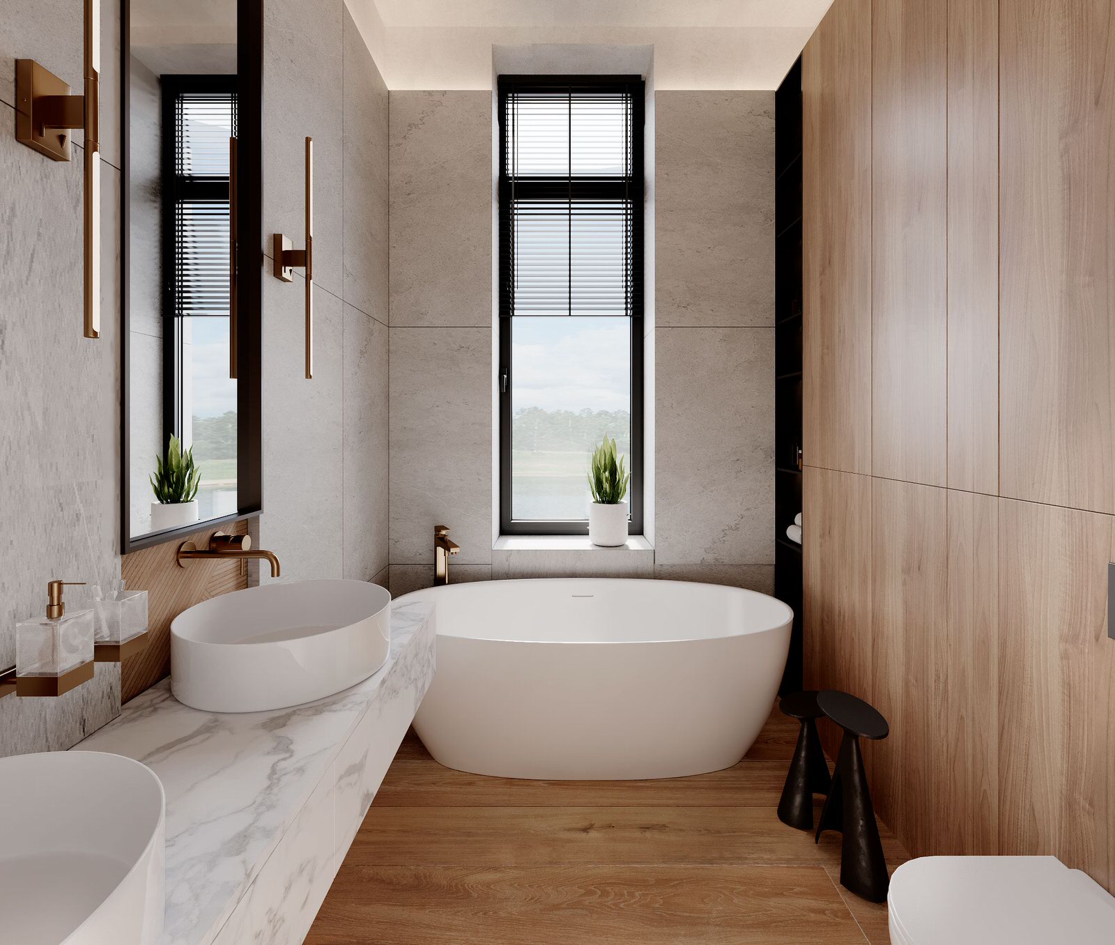 Интерьер квартиры в ЖК "Вест Гарден"