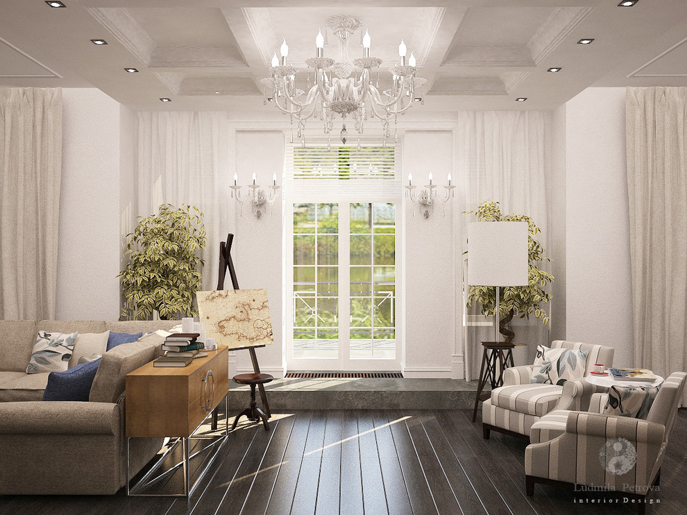 Гостиная-каминная