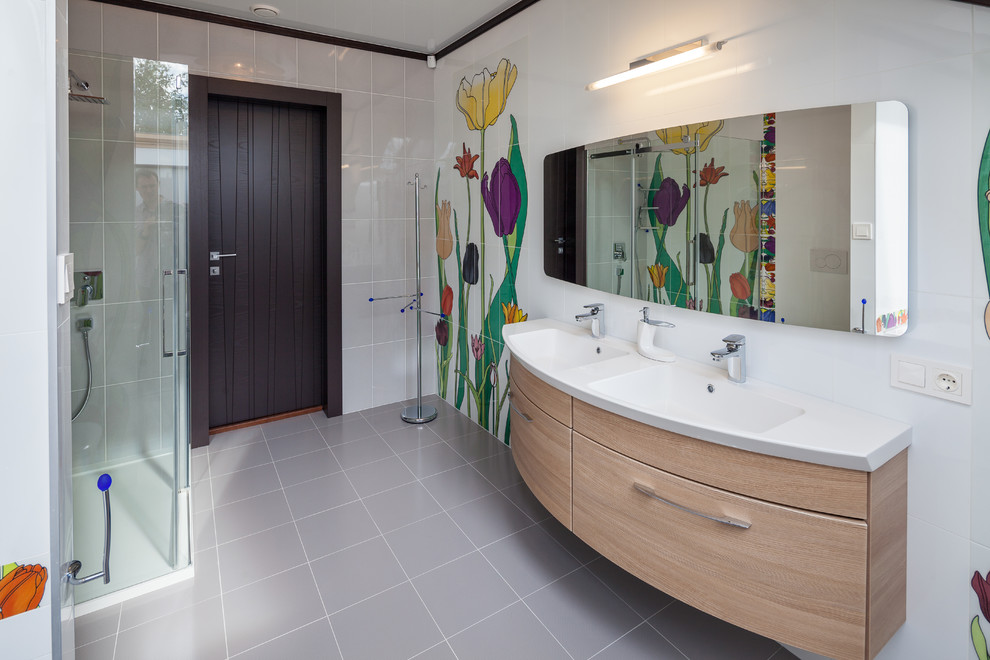 Интерьер трехэтажного загородного дома в Нижегородской области