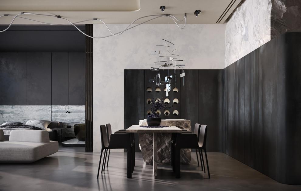 Квартира-студия в небоскребе.