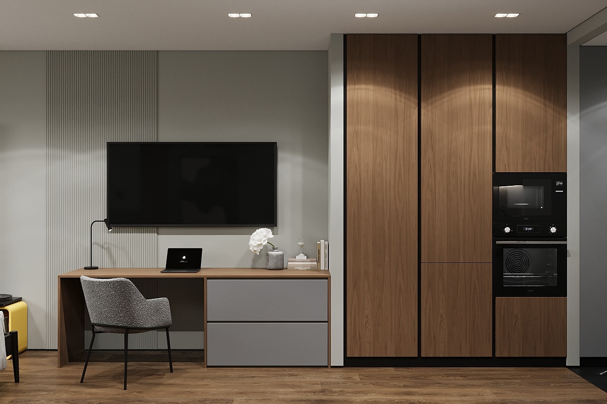 ЖК Парковый, квартира 30 кв.м. для молодой девушки, 2025