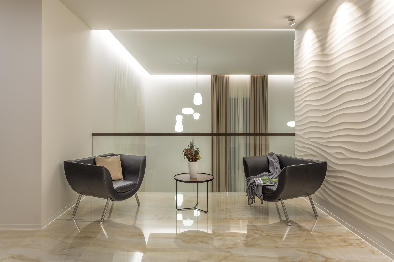 Загородный дом в посёлке Montevil - интерьеры