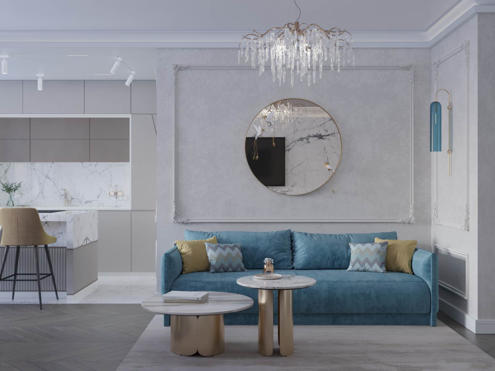 Кухня гостиная