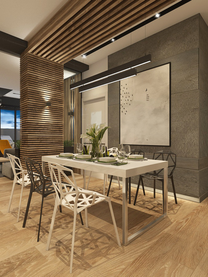 Дизайн интерьера пентхауса