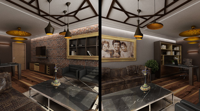 Интерьер частного дома на р.Волга