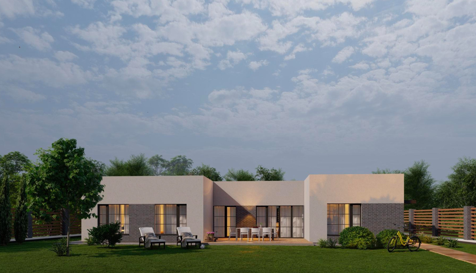 Обложка проекта: Частный жилой дом в современном стиле (163 кв.м.)